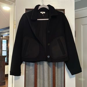 Black fleece jacket